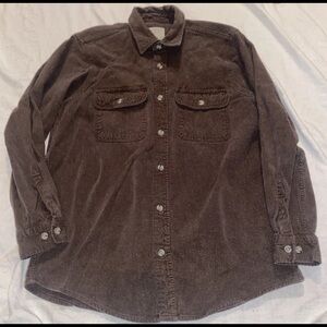 Cold Storage Foul Weather Gear Button Up Long Sleeve Shirt L